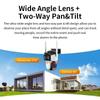 EU Outdoor Wireless 360° Surveillance Camera Wifi 10MP Dual Lens Two Screens Security IP Camera Waterproof Smart Home PTZ CCTV