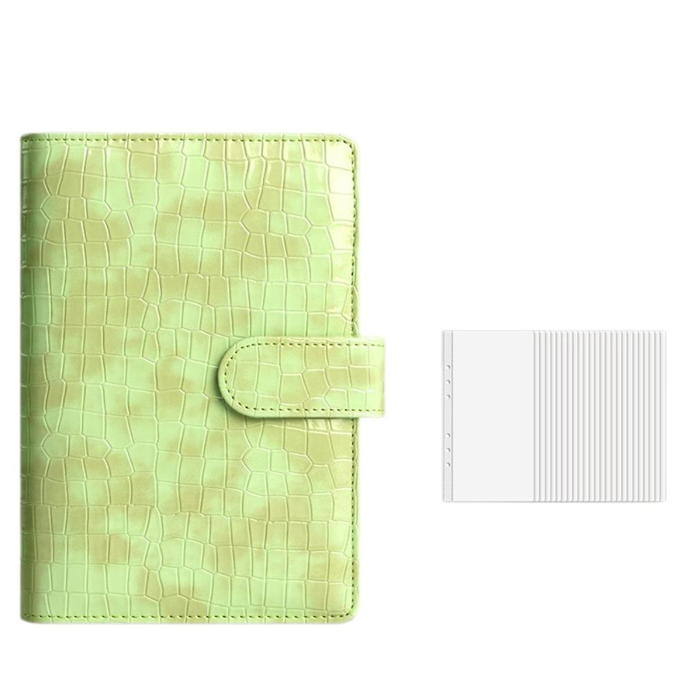Faux Leather Savings Challenges Book Marbling/Leopard Print Mini Budget Binder Save Money