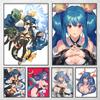 1 шт. G-Guilty G-Gear Dizzy Аниме Постер Самоклеящийся Арт Водонепроницаемая Бумажная Наклейка Декор Стен Кофейни Барной Комнаты