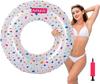 Плавающий для цветов для мальчиков и воды вода лето летний отдых 90 см кольцо, О-образный, дети, малыши, буй, девочки, бассейн, играть, плавать, пляж, пляж,