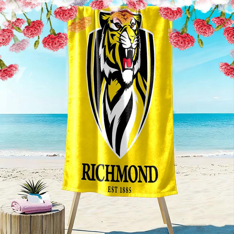 West Coast Eagles Print Beach Towel, Large Soft Quick Dry Towel for Beach Camping Swimming