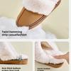 Winter Cotton Slippers for Women Non-Slip Indoor Outdoor Plush Home Shoes Warm House Slippers