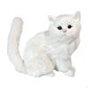 Фигурка пушистого кота, плюшевая игрушка для домашнего декора и фотографии