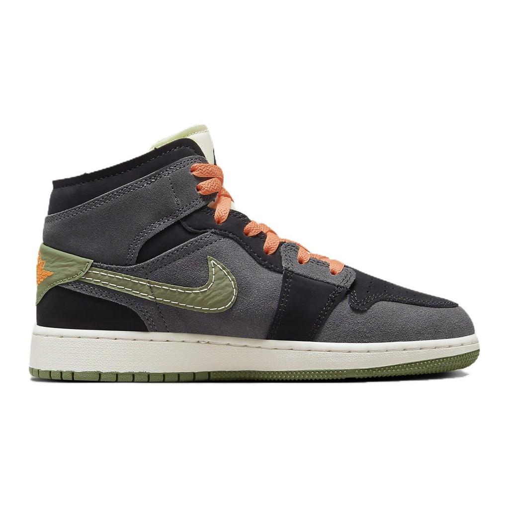 Jordan 1 Mid SE Craft Антрацит Светлый Оливковый GS FD5847-003
