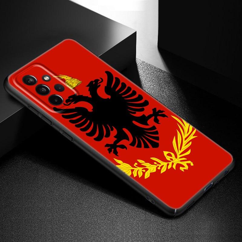 Чехол для телефона с символом флага Албании для Samsung Galaxy A21 A30 A50 A52 S A13 A22 A32 A33 A53 A73 5G A11 A12 A31 A51 A70 A71 A72