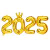 2025 фольгированные воздушные шары с цифрами для новогодней вечеринки, реквизит для фотосъемки, украшения, товары для рождественского декора 2024 года, рождественский декор для дома Navidad Noel