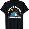 Барабанщик Музыкант Группа Барабанщик Самый нормальный барабанщик в мире Футболка