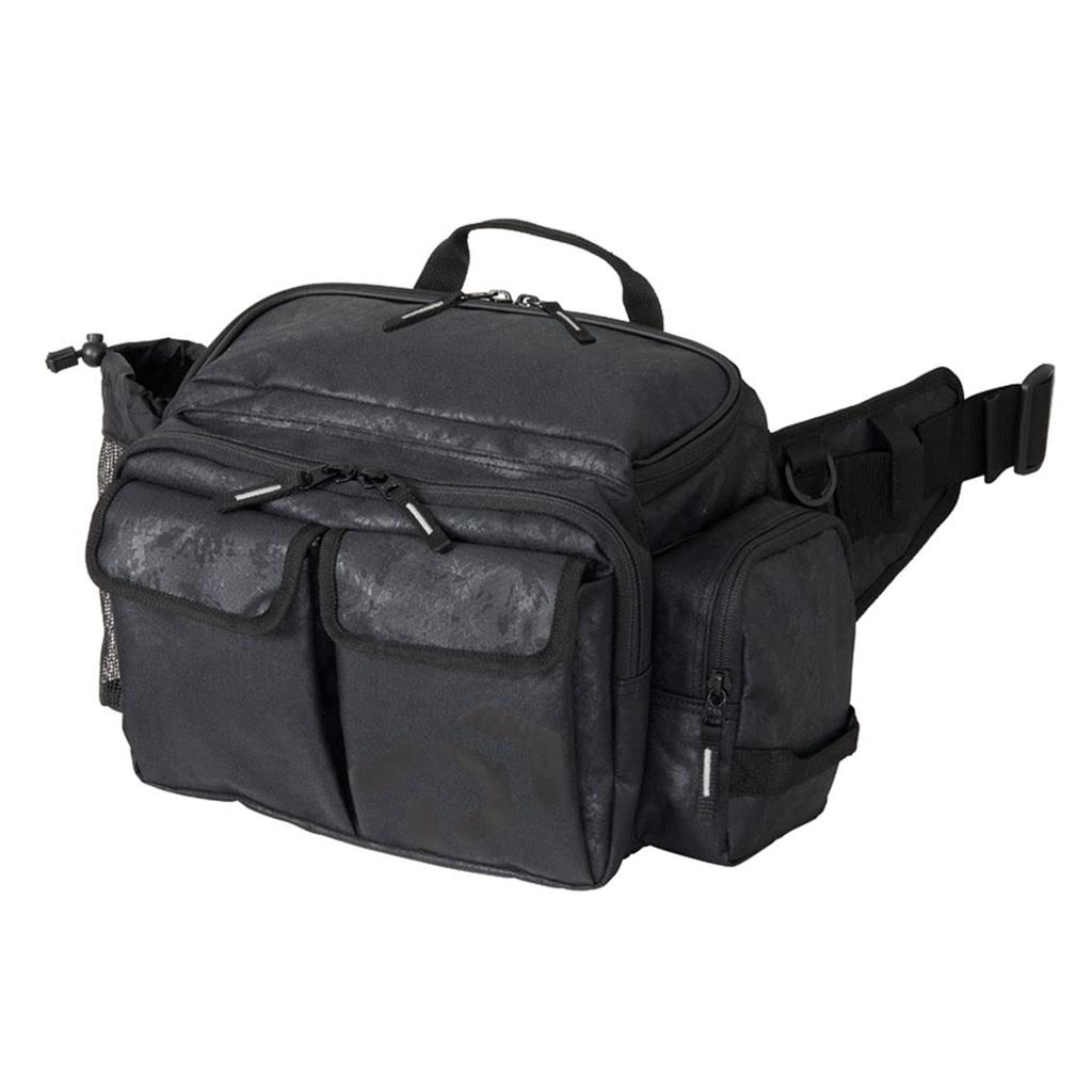 Daiwa Hip Bag (D) Spiral Black 16 X 34 X 23 Cm