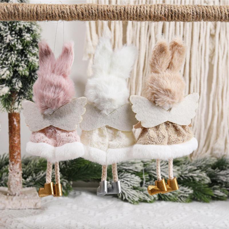 Рождественские куклы кулон Рождественская елка висит плюшевый домашний декор украшения для вечеринки подарок