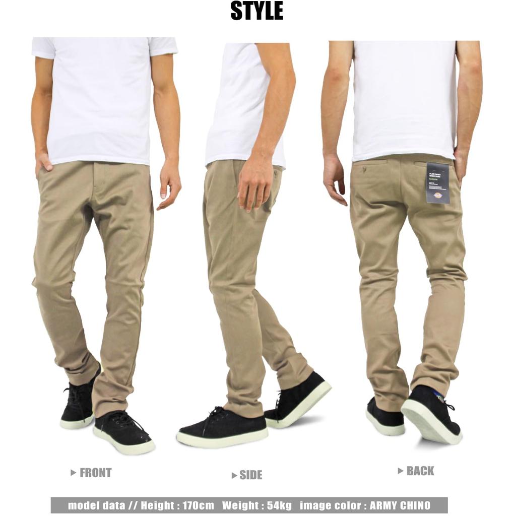 Dickies Renewal TC Stretch Narrow Pants, Men's Work Pants, Black, Size 28 (WD5882N)