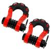 GOODRIG Towing Set of for and Easy High Sport Break Strength Approximately 26 Lbs D-Ring Shackles, 3/4" U-Shaped, 2, Off-Road Vehicles, SUVs, ATVs,