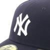 Кепка New Era 59FIFTY New York Yankees темно-синяя с предварительно изогнутым козырьком, 56,8 см