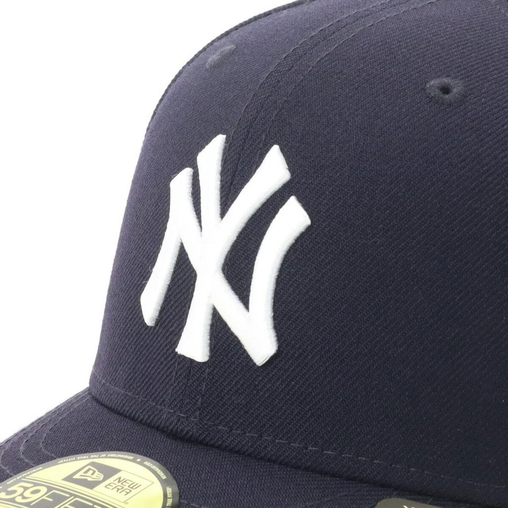 Кепка New Era 59FIFTY New York Yankees темно-синяя с предварительно изогнутым козырьком, 56,8 см