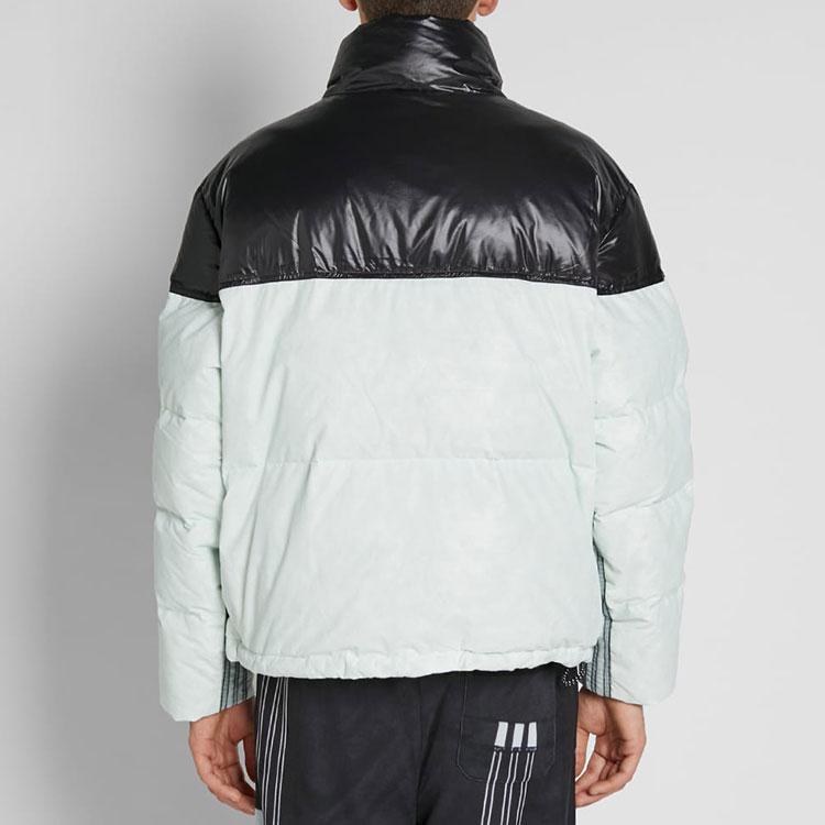 adidas Originals x Alexander Wang прозрачный износостойкий пуховик с цветными блоками, мужская верхняя одежда, мятно-зеленый DT9504
