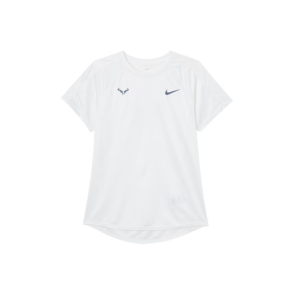 Nike Rafa Challenger Удобная Модная Повседневная Универсальная Теннисная Футболка Мужская Белая Финско-Синяя DV2888-101