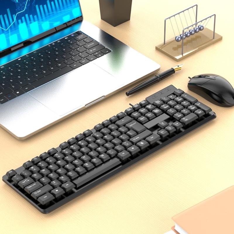 Эргономичная USB-клавиатура K15 Plug and Play для ПК и ноутбуков, для комфортного набора текста и длительного использования, конструкция из АБС-пластика
