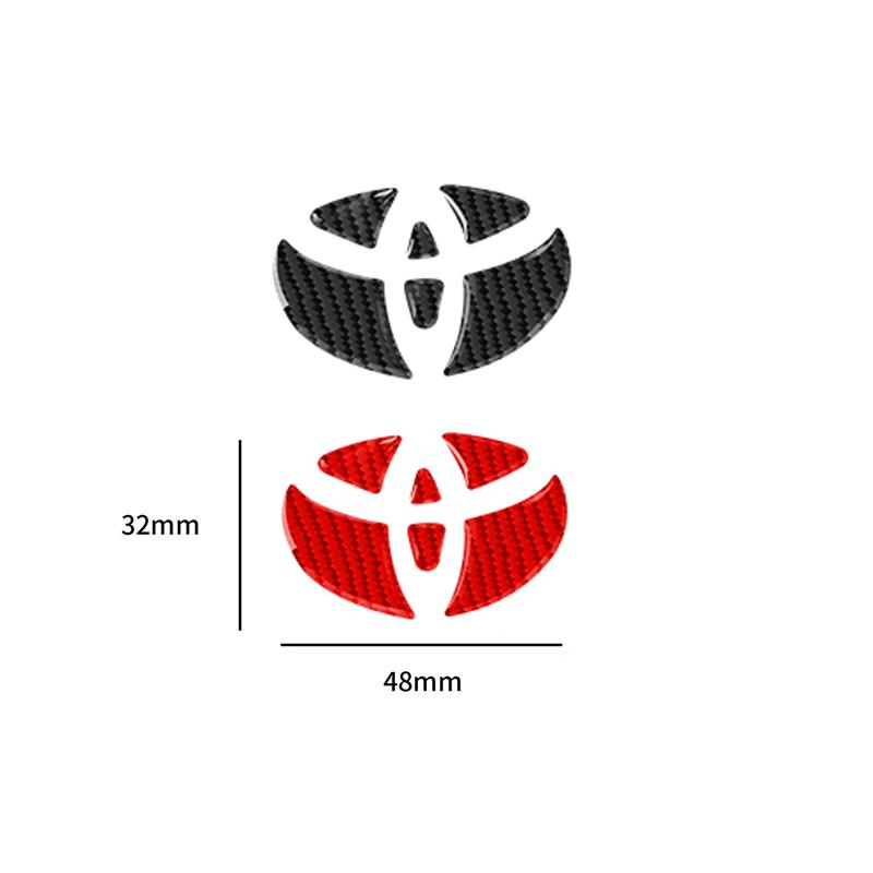 Наклейки на руль автомобиля из углеродного волокна Аксессуары Для Toyota GR Corolla Yaris Aygo Prius CHR Camry Auris Avensis Land Cruiser