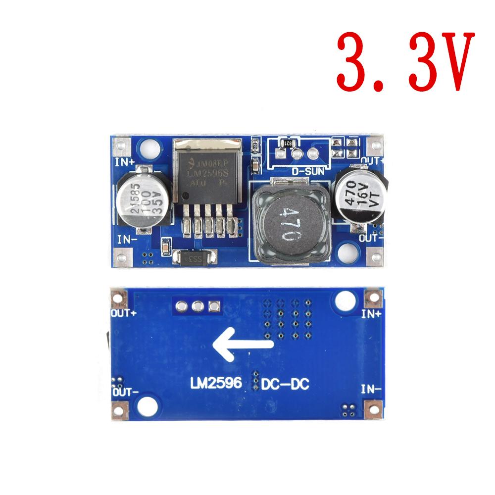 LM2596S DC-DC Понижающий модуль питания Регулятор напряжения 3А фиксированный 5В 3.3В 12В выход Понижающий модуль