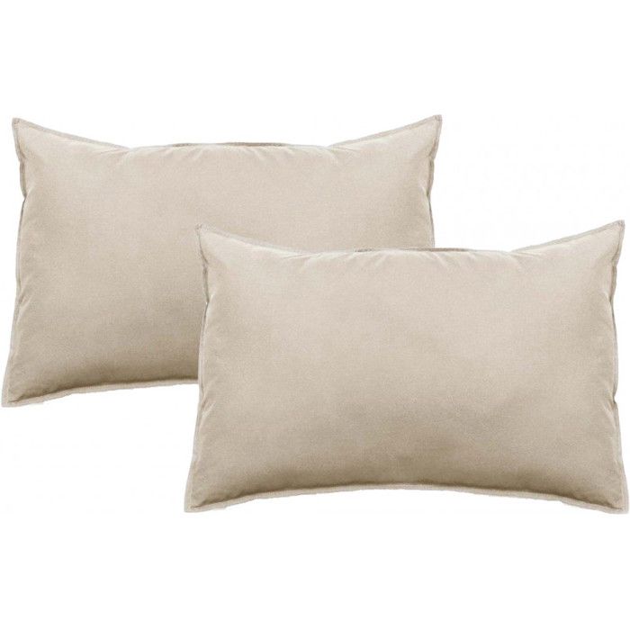 Set of 2 Palace Pure Cotton Dyed Washed Pillowcases 63 Threads/cm² South Wind - Palace Linen - Set of 2 Pillowcases 50 X 70 Cm