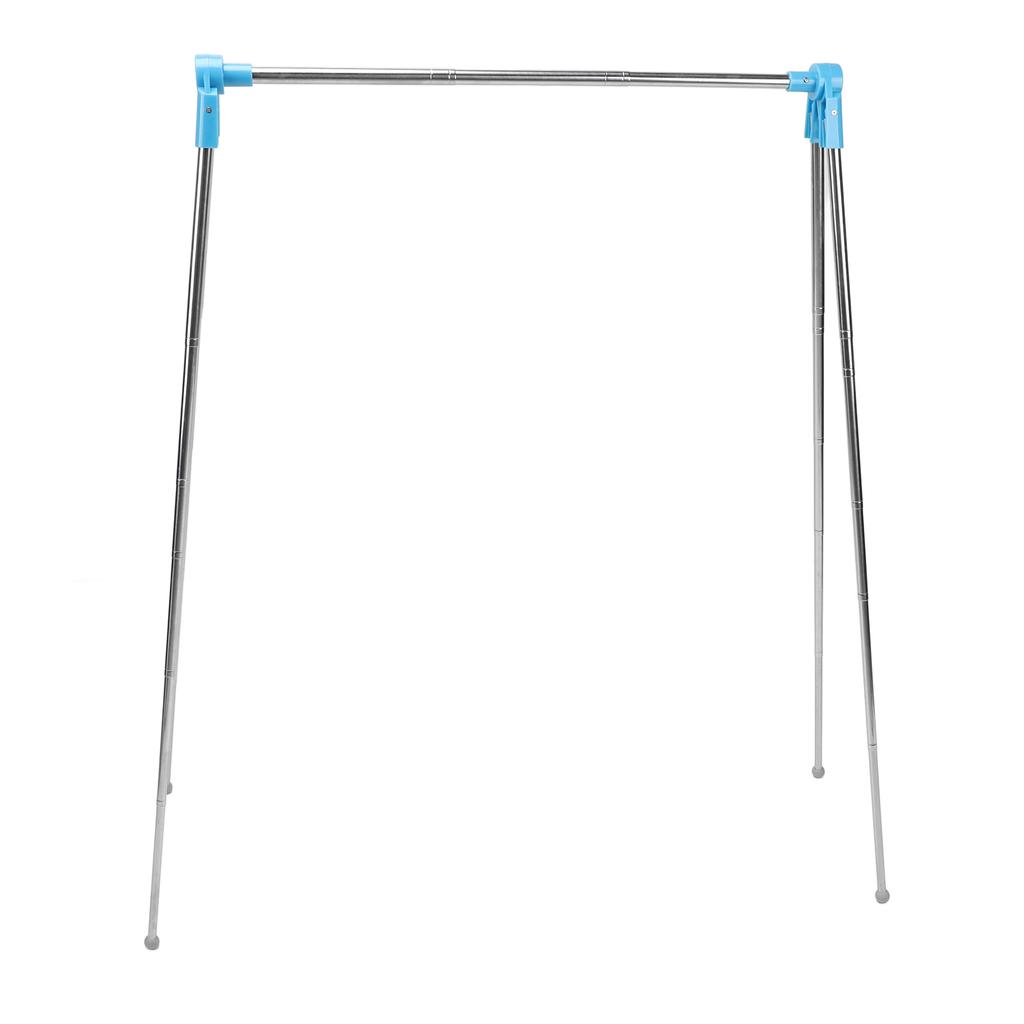 Дорожная вешалка для одежды из нержавеющей стали, выдвижная, складная, для сушки одежды для кемпинга, автофургона, в помещении