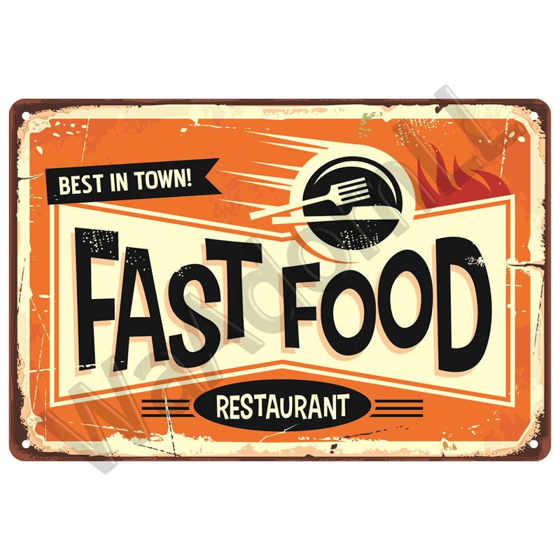 Пицца настенное искусство тарелка зона табличка отличная еда винтажный металлический знак паб бар домашнее украшение лучший самодельный постер жестяная вывеска декор клуб