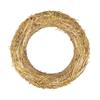 Couronne en paille, nature, non - soudée, 30 cm ø