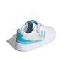 Adidas Оригинальные Forum Low Повседневные Прочные Низкие Кеды для Скейтбординга Детские Кроссовки Бело-Синие GZ0801