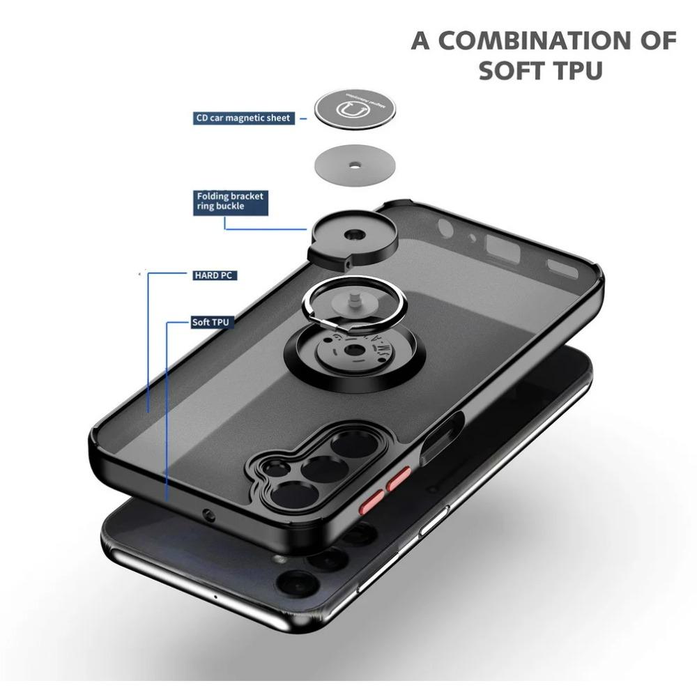 Rotatable Bracket Case for Samsung M54 M14 F14 M23 M13 F23 M53 M33 M62 M31S F52 F41 Galaxy A50 A30 A70 A20 A10 Finger Ring Cover