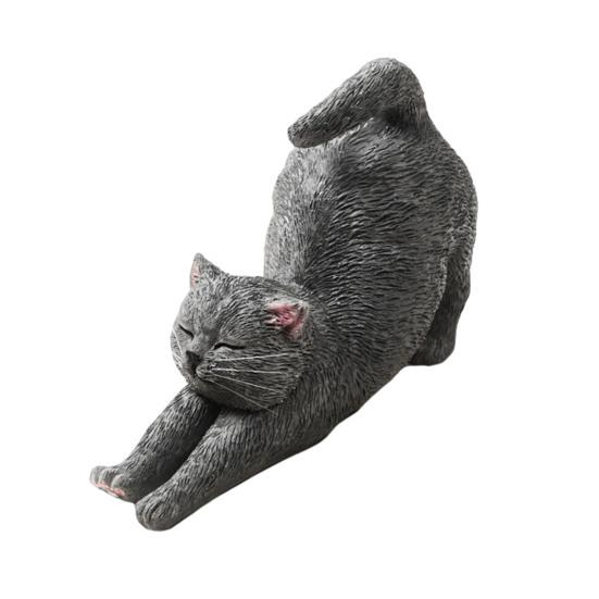 Мини-фигурки кошек Милые статуэтки кошек из смолы Маленькие скульптуры котят для помещений