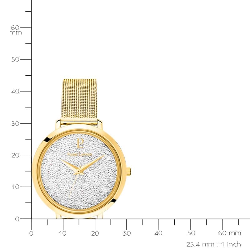 [Pierre Lanier] Часы Pierre Lannier миниатюрные кристаллические часы с сетчатым ремнем P105J508 женские [Регулярно импортируемый продукт] золото