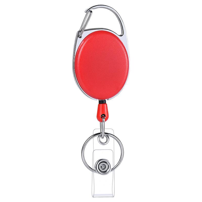 Transparent Card Slots Id Badge Holder Id Pendant Badge Reel Storage Organizer Employee Pass Work Card Case