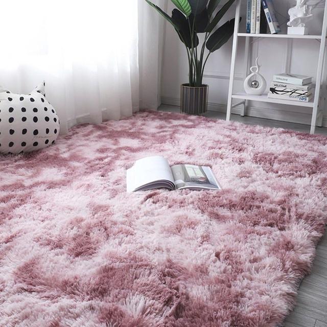 Delicate Keep Warm Home Decor Carpets For Windows And Bedsides Fluffy In The Living Room Household Plush Fashion Carpet 