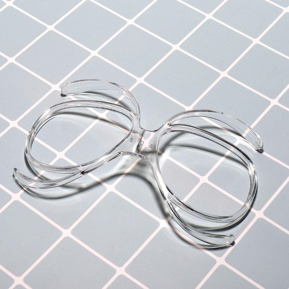 Прозрачные горнолыжные очки с зажимом-бабочкой, оправы для очков для близорукости из ПК, портативная оправа для очков для близорукости