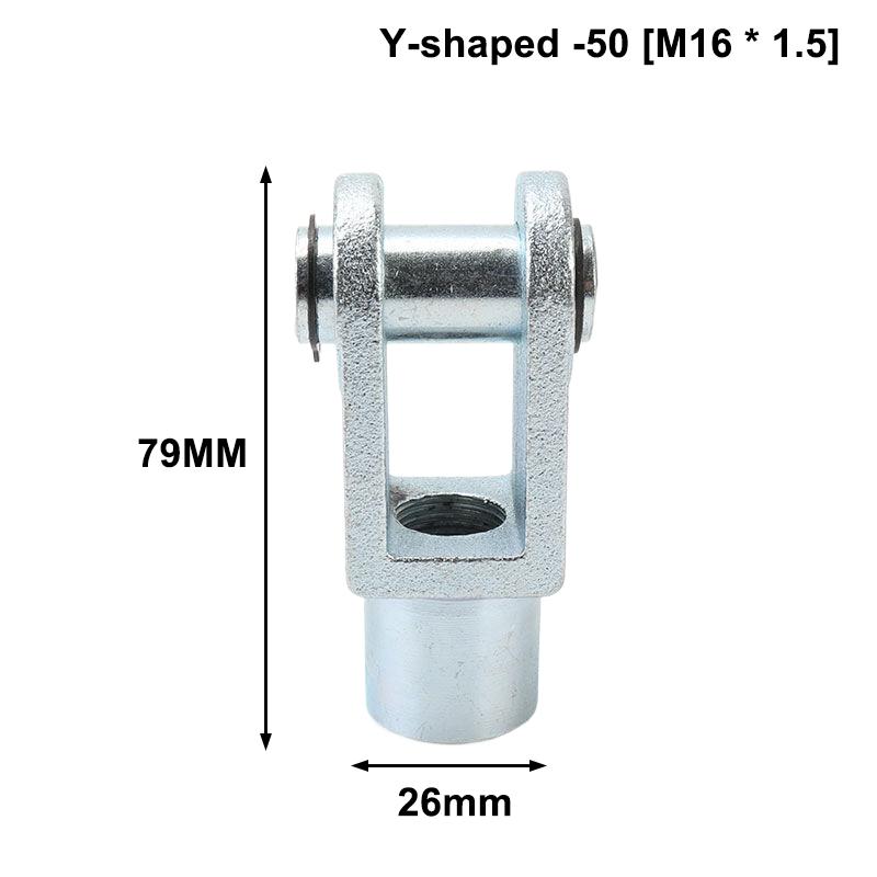 M6*1.0 M10*1.25 SC Стандартный Цилиндр Y-образный Фитинг С Штифтовым Соединителем MAL/MA Цилиндр Пневматические Компоненты DIY Аксессуары