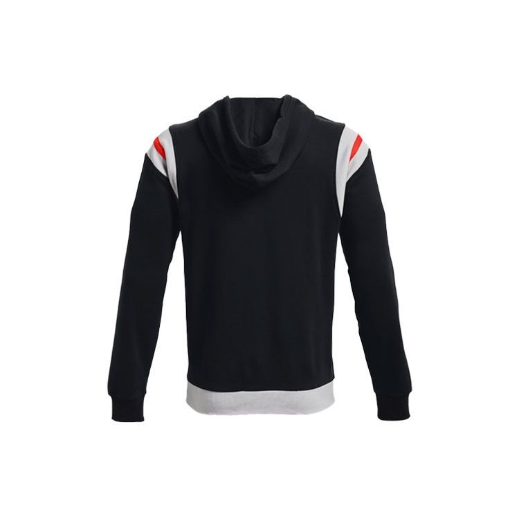 Under Armour Rival Fleece Full Zip Hooded Jacket Men Outerwear Black 1366303-001