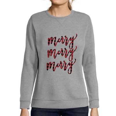 ® - Толстовка Femme Graphique Merry Футболка Action de Graces Xmas Cadeau Idees
