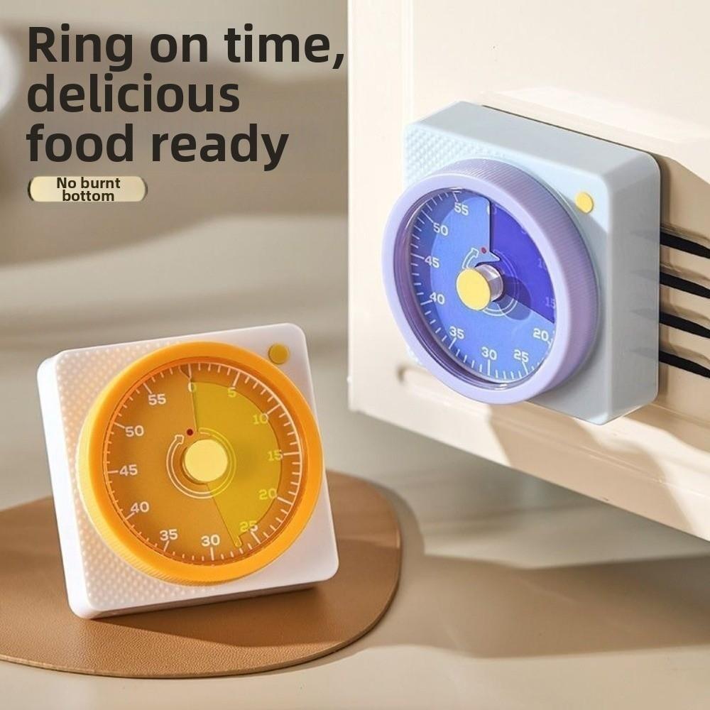 Magnetic Mechanical Visual Timer Self-discipline Countdown Alarm Clock Kitchen Timer  Kitchen Use