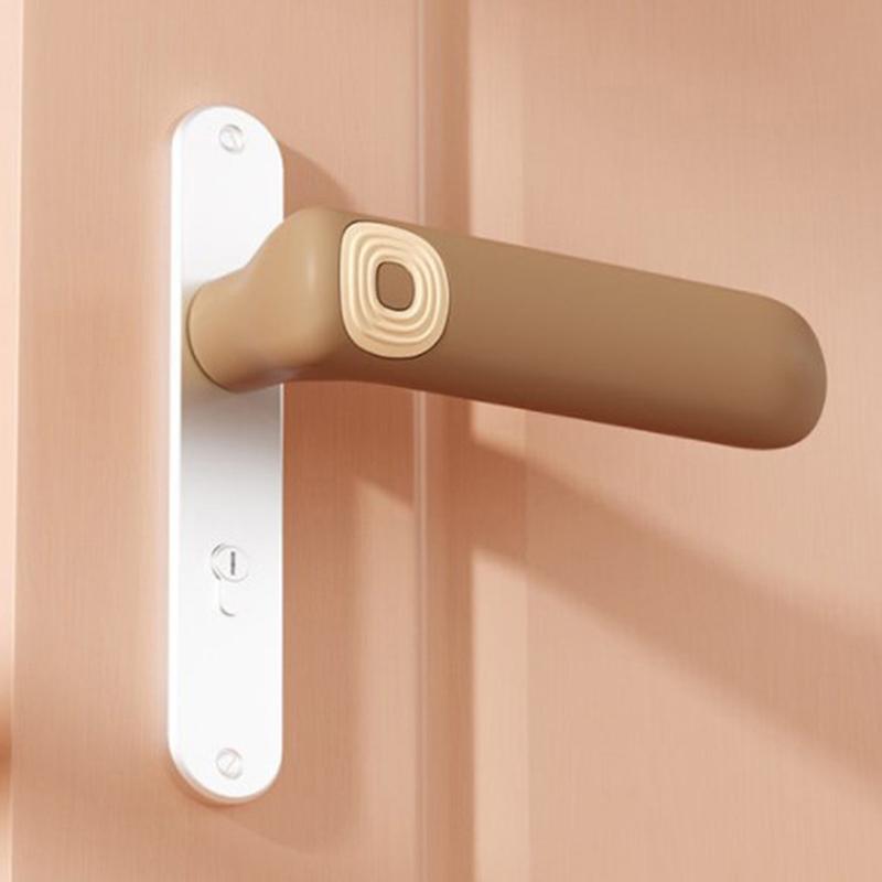 1 шт., силиконовая защитная крышка для дверной ручки, анти-столкновение, статическая дверная ручка