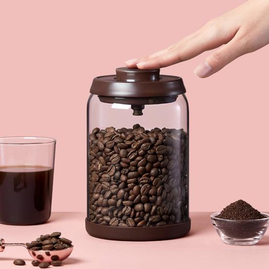 Герметичная банка для хранения кофе, большая емкость, не содержит бисфенол А, устойчива к ультрафиолетовому излучению, пригодна для мытья в посудомоечной машине, контейнер для хранения кофейных зерен