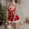 Sexy lingerie christmas velvet nightdress cosplay sexy new robe c uniform suit