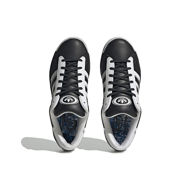 No Sleep Rave Club x adidas Campus Core Black Мужские Кроссовки Облачно-Белые Светоотражающие ID2169