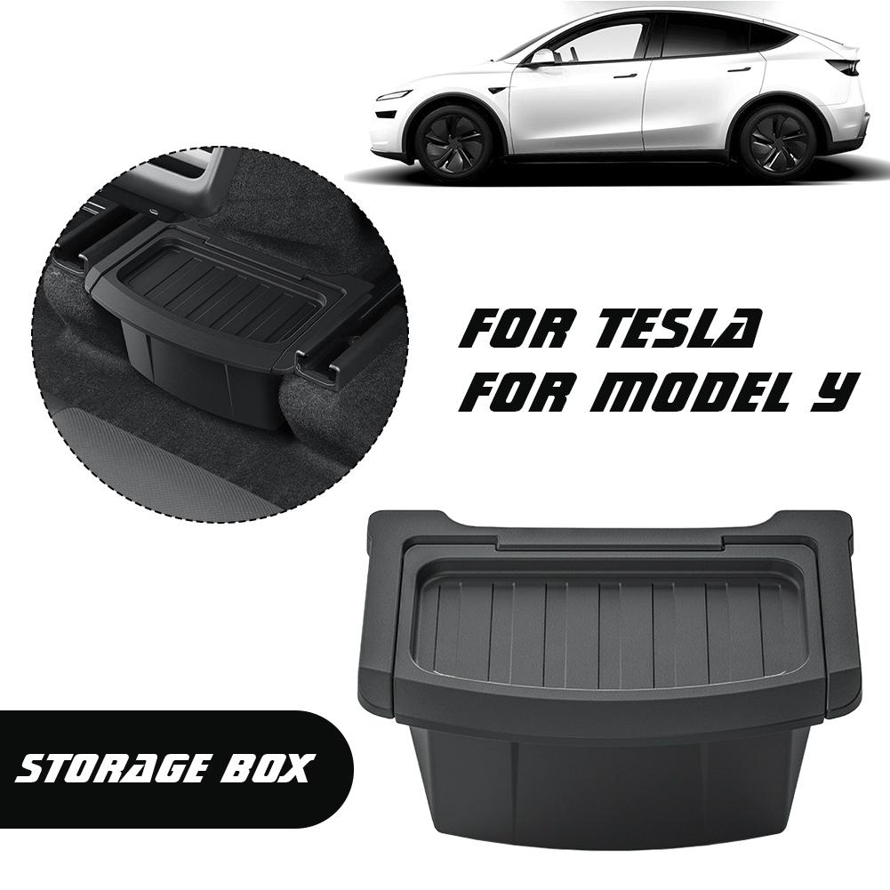 Для Tesla Model Y Запуск 2025 года Салонный подлокотник Juniper Задний Задний отсек Мусорный ящик в машине Аксессуары для организации Поднос J1I4