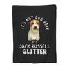 Jack Russell Terrier Dog Blankets Soft Warm Flannel Throw Blanket Cover for Bed Living room Picnic Travel Home Couch