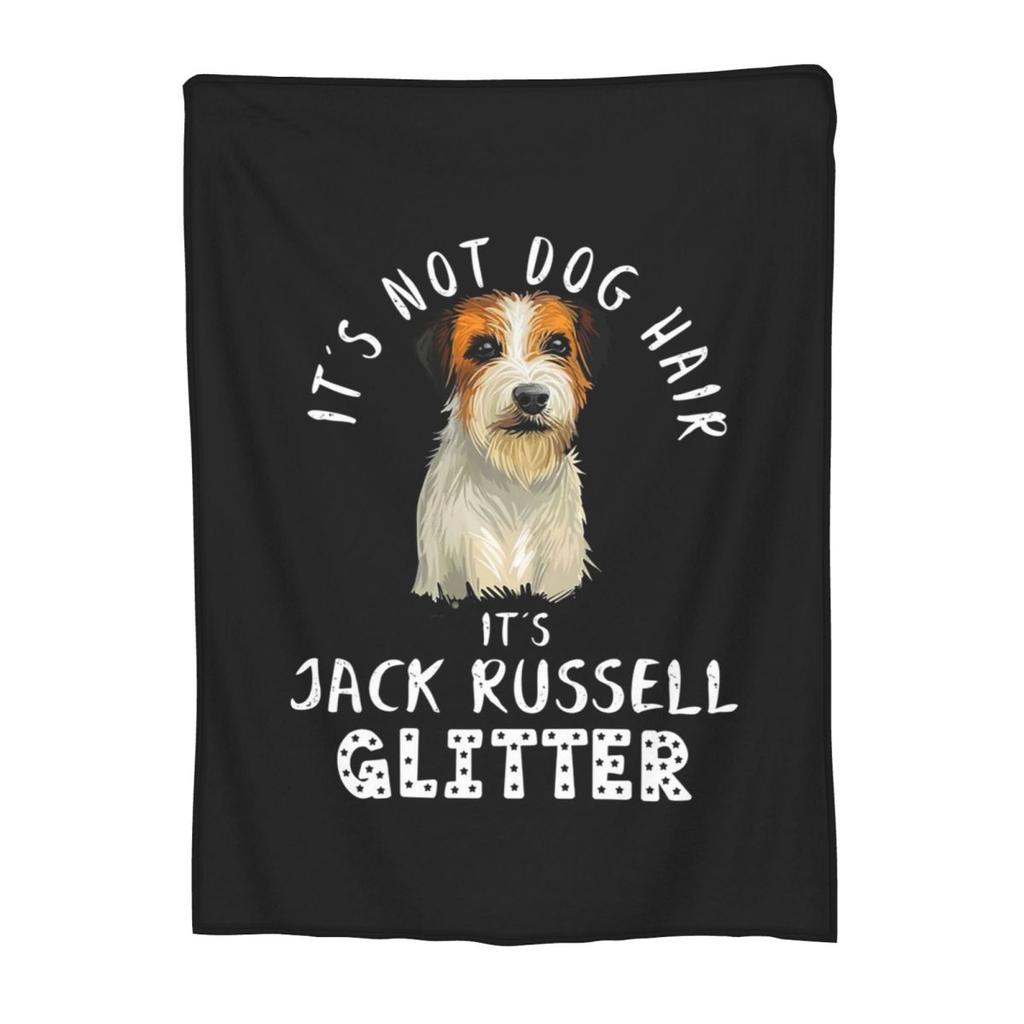 Jack Russell Terrier Dog Blankets Soft Warm Flannel Throw Blanket Cover for Bed Living room Picnic Travel Home Couch