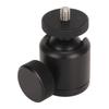 Mini Ball Head 14in Screw 38in Thread 360 Degree Rotatable Aluminum Alloy Camera Hot Shoe Mount