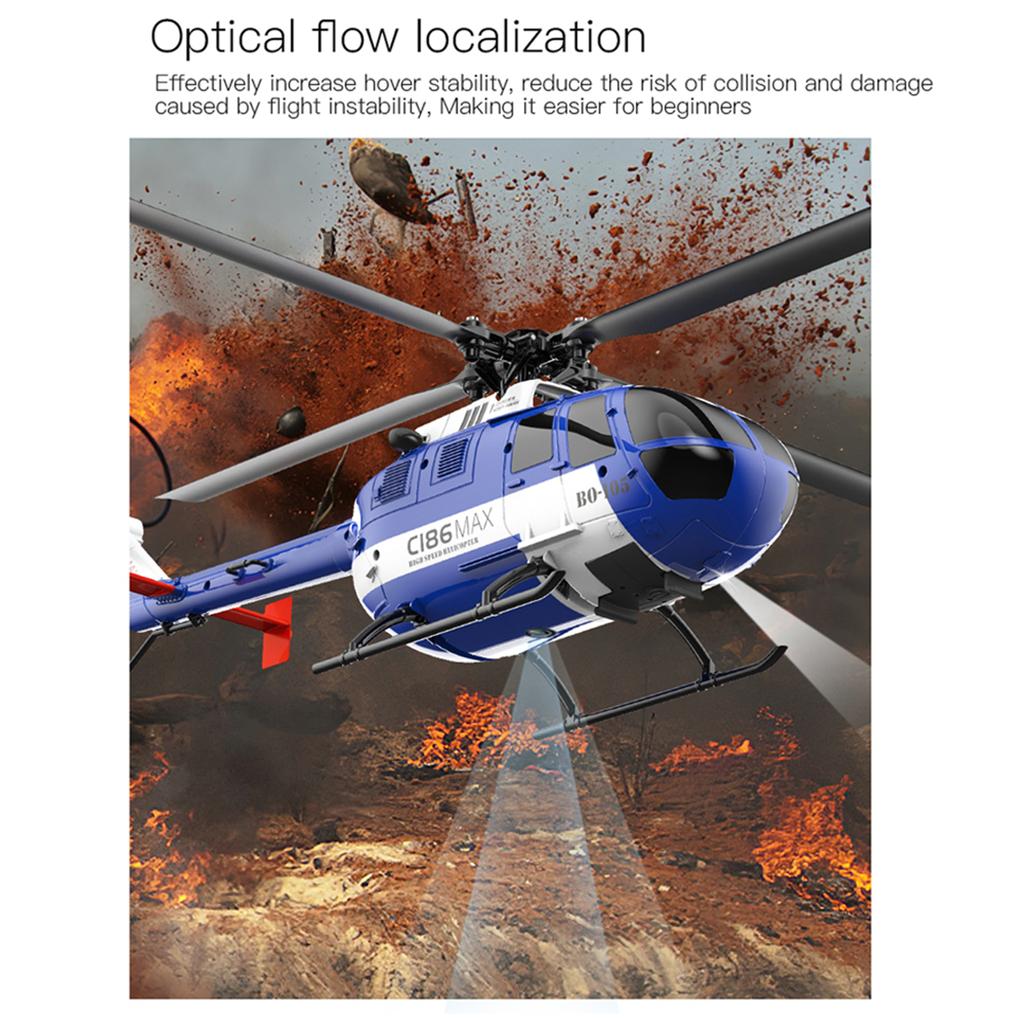 Remote Control Helicopter 6-axis Gyroscope 2.4G 4CH Single Propeller Aileron Free Helicopter with
