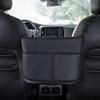 Car Leather Pocket Storage Organizer Car Seat Middle Hanger Storage Bag Tote Bag Paper Towel Bottle Pocket