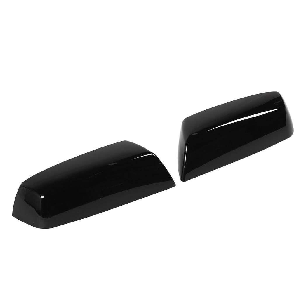 Pair of Rearview Side Mirror Cap Protective Easy Installation 22919758 for 2500 HD 3500 HD 2015 to 2019 Glossy Black