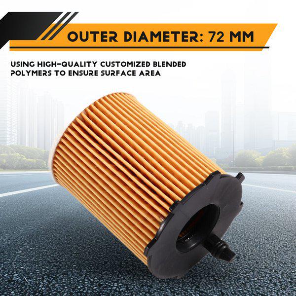 10-Piece Oil Filter Set for Citroen C3, C4, and Berlingo