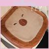 Plush Embroidery Capybara Car Seat Cushion Set Decor For Winter Warmth Comfort